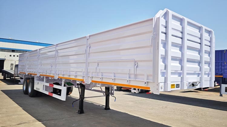 2 Axle Flatbed Drop Side Trailer for Sale in Nigeria