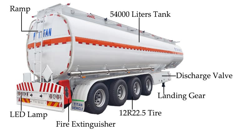54000 Liter Palm Oil Tanker Price for Sale in Nigeria