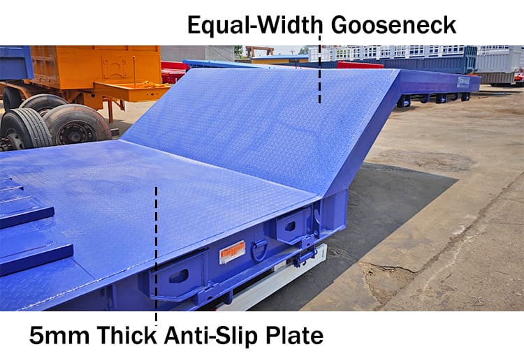 Hydraulic 3 Axle Low Bed Trailer for Sale in Nigeria