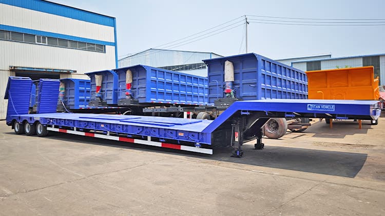 Hydraulic 3 Axle Low Bed Trailer for Sale in Nigeria