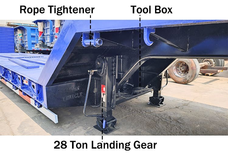 Hydraulic 3 Axle Low Bed Trailer for Sale in Nigeria