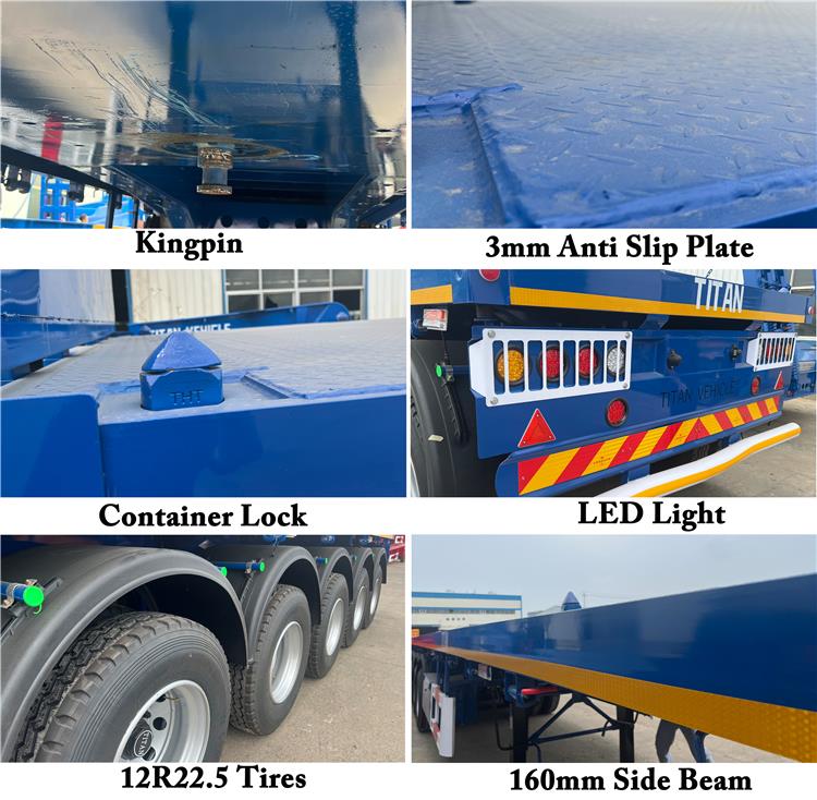 5 Axle Flatbed Trailer Price for Sale In Nigeria Lagos