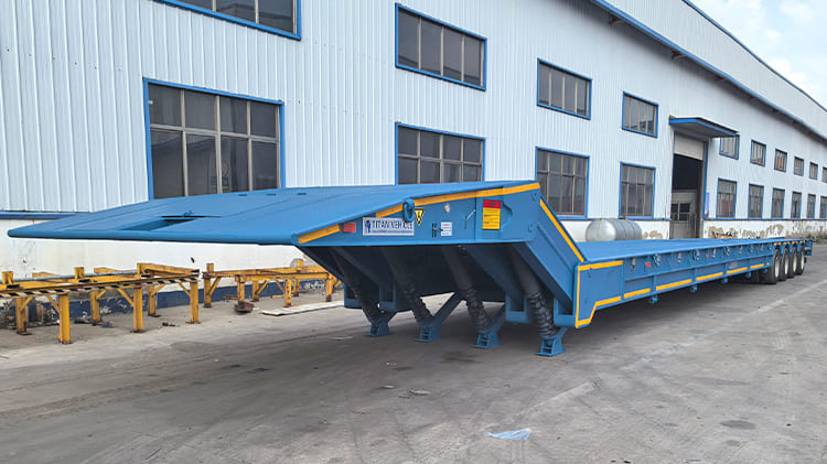 Hydraulic Folding Gooseneck Trailer for Sale in Nigeria