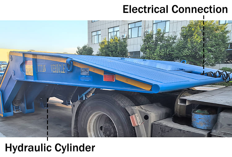 Hydraulic Folding Gooseneck Trailer for Sale in Nigeria