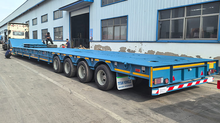 Hydraulic Folding Gooseneck Trailer for Sale in Nigeria