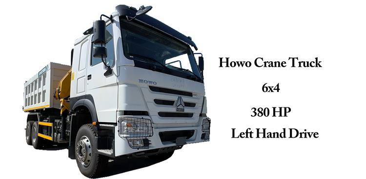 Howo Boom Truck 380HP 6x4 for Sale In Nigeria Lagos