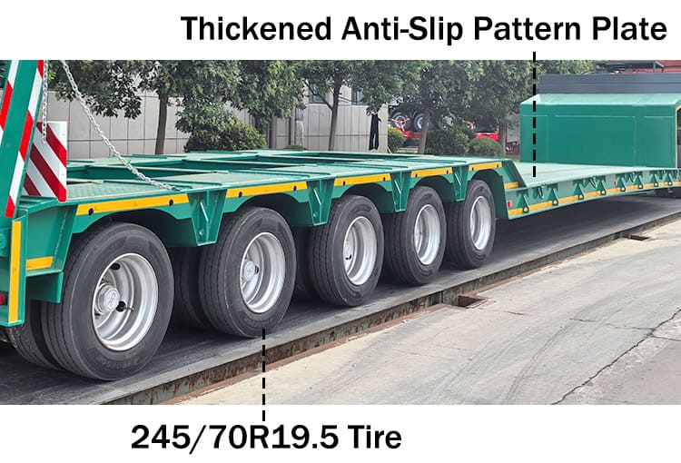 Hydraulic Multi Axle Low Bed Trailer for Sale in Nigeria