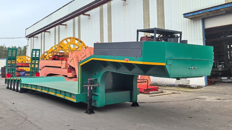 Hydraulic Multi Axle Low Bed Trailer for Sale in Nigeria