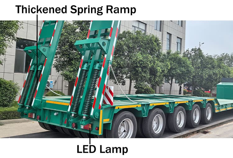 Hydraulic Multi Axle Low Bed Trailer for Sale in Nigeria