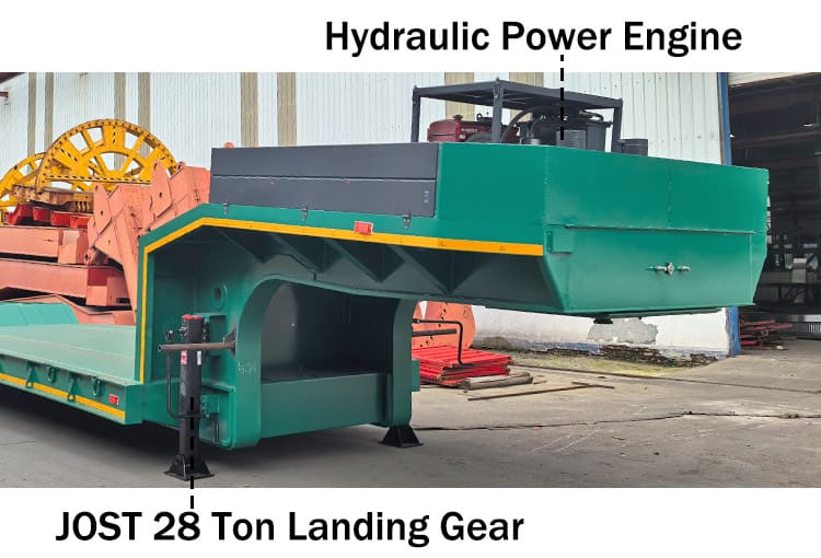 Hydraulic Multi Axle Low Bed Trailer for Sale in Nigeria