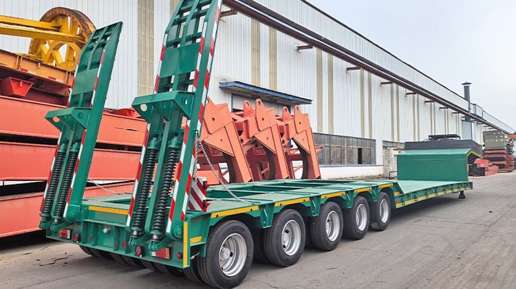 Hydraulic Multi Axle Low Bed Trailer for Sale in Nigeria