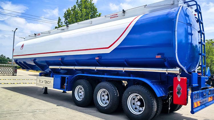 45000L Crude Oil Tanker Trailer for Sale in Nigeria