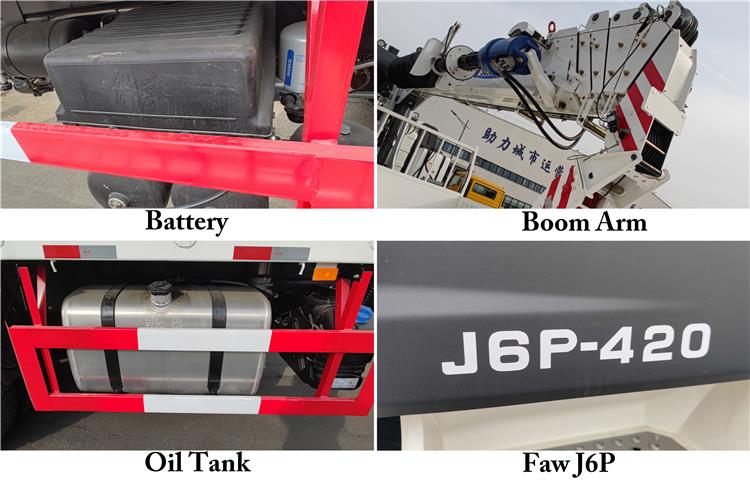 Faw J6P Boom Crane Truck for Sale In Nigeria Lagos