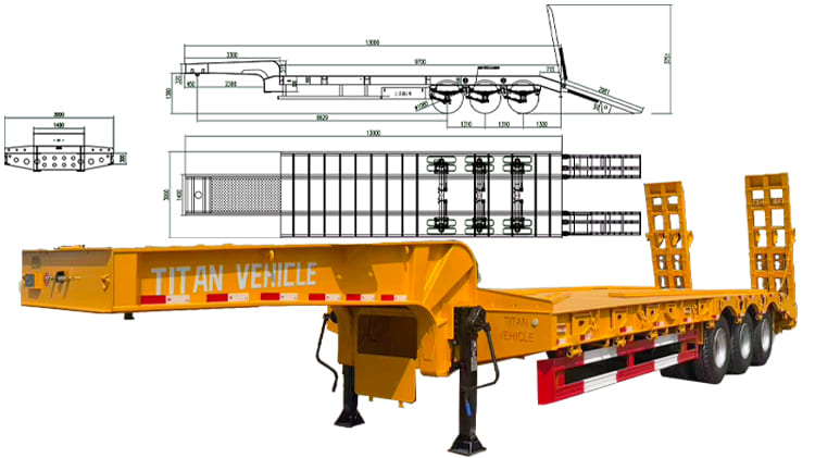 3 Axle Semi Low Loader Transporter for Sale in Nigeria