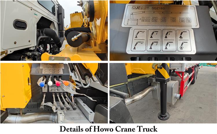 Howo Truck Mounted Crane for Sale In Nigeria
