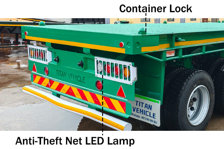 40Ft Flatbed Semi Trailer with 3 Axles for Sale in Nigeria