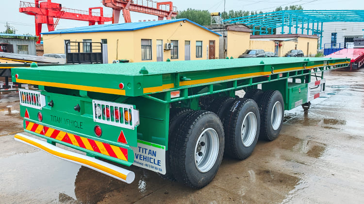 40Ft Flatbed Semi Trailer with 3 Axles for Sale in Nigeria