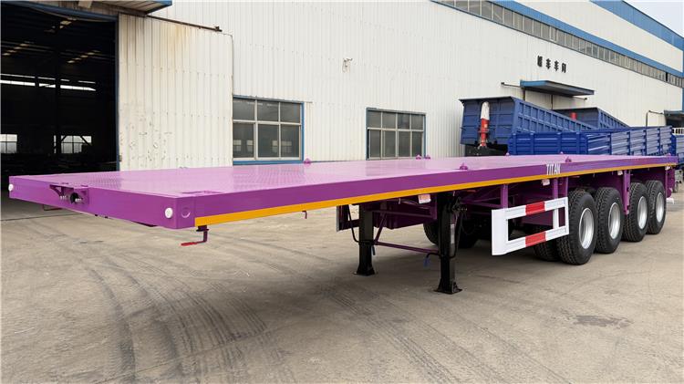 4 Axle 40ft Flatbed Semi Trailer for Sale In Nigeria Lagos