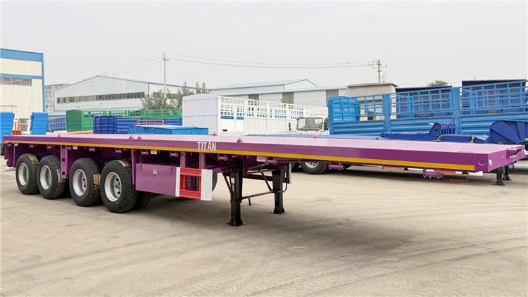 4 Axle 40ft Flatbed Semi Trailer for Sale In Nigeria Lagos