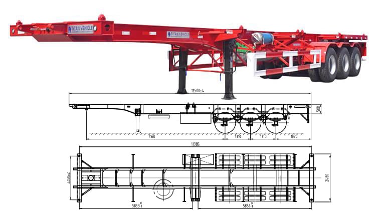 40Ft Container Trailers Price for Sale in Nigeria