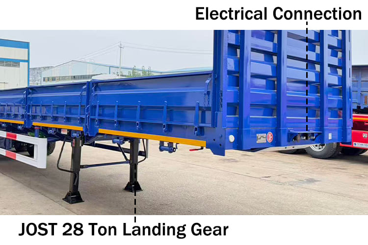 3 Axle Drop Side Trailer for Sale in Nigeria
