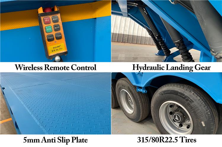 5 Axle Folding Gooseneck Trailer for Sale In Nigeria