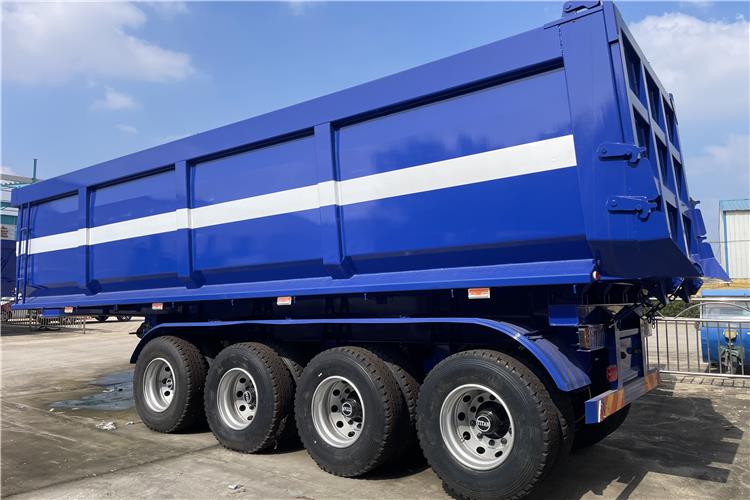 4 Axle 80 Ton Tipper Semi Trailer