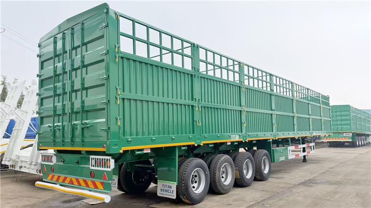 4 Axle 80 Ton Fence Semi Trailer for Sale In Nigeria
