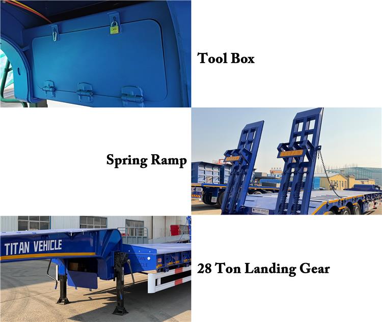 60 Ton Low Bed Semi Trailer for Sale In Nigeria Lagos