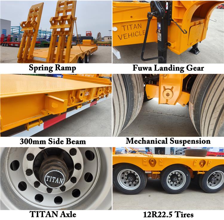 2026 New Model 60 Ton Low Bed Trailer for Sale In Nigeria Lagos