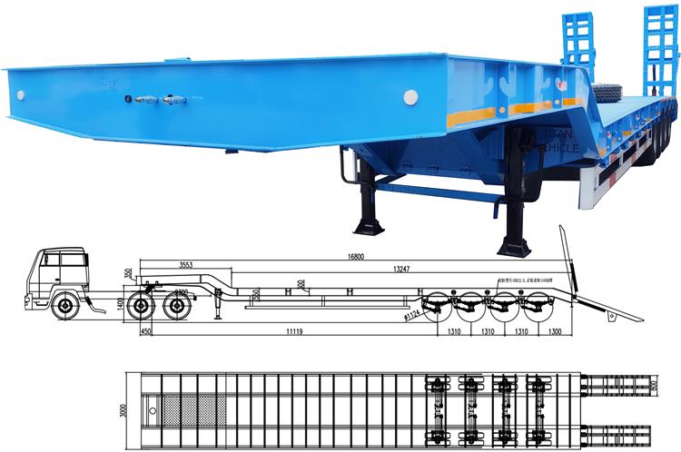 4 Axle Low Bed Trailer for Sale In Nigeria Lagos