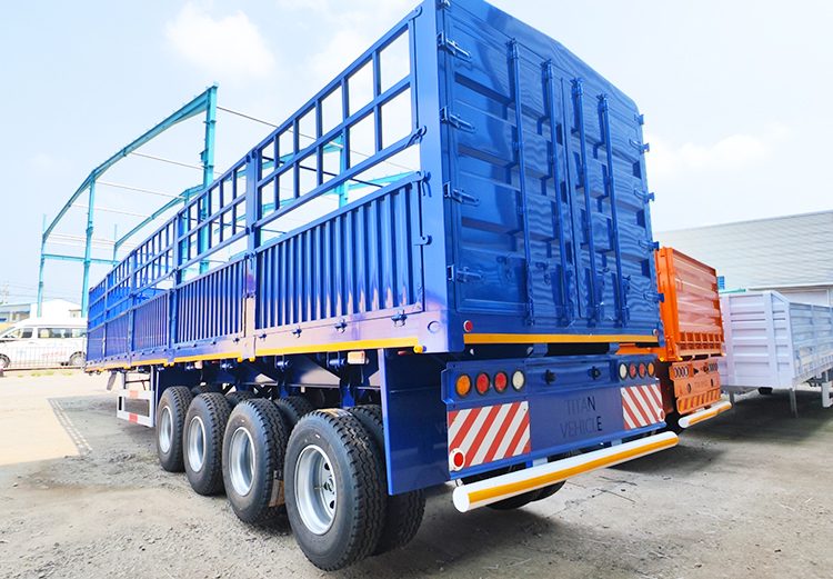 4 Axle Fence Cargo Trailer for Sale in Nigeria