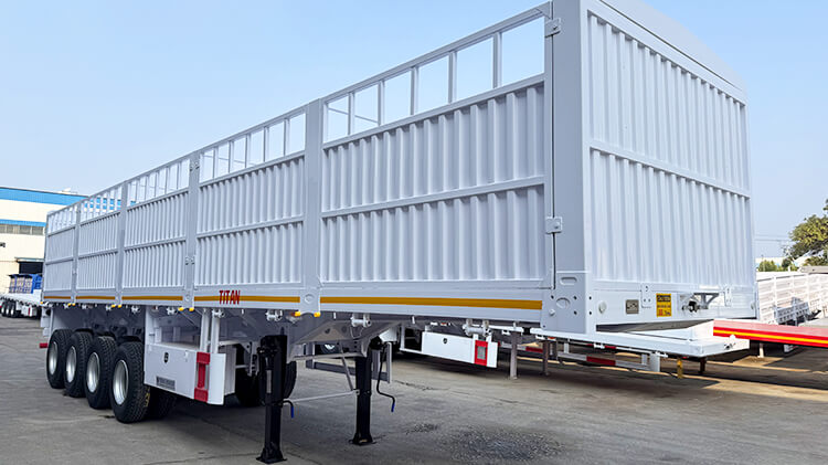 4 Axle Livestock Fence Semi Trailer for Sale in Nigeria