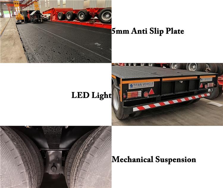 3 Axle 80 Ton Detachable Neck Lowboy Trailer for Sale In Nigeria Lagos