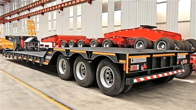3 Axle 80 Ton Detachable Neck Lowboy Trailer for Sale In Nigeria Lagos