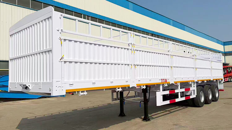 3 Axle Fence Cargo Semi Trailer for Sale in Nigeria