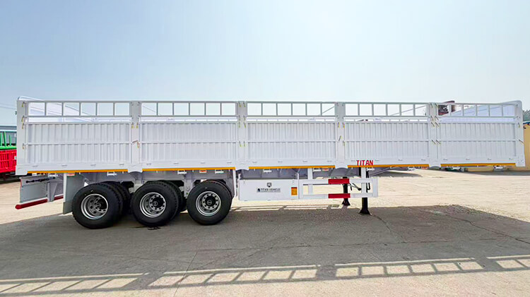 3 Axle Fence Cargo Semi Trailer for Sale in Nigeria