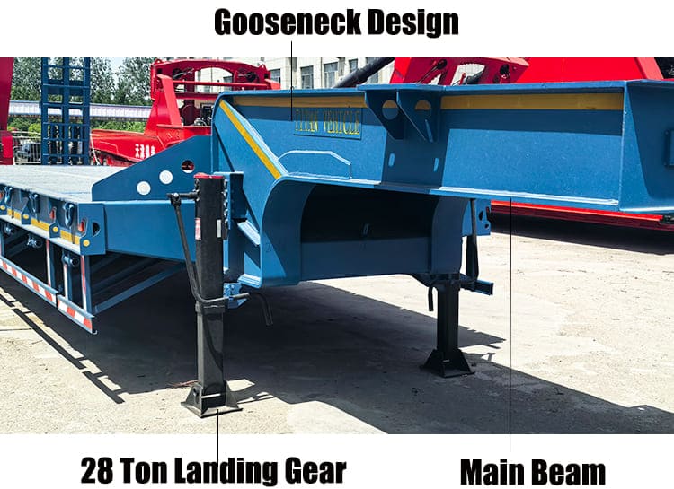 4 Axle Extendable Semi Lowbed Trailer for Sale in Nigeria
