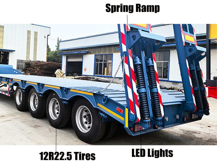 4 Axle Extendable Semi Lowbed Trailer for Sale in Nigeria