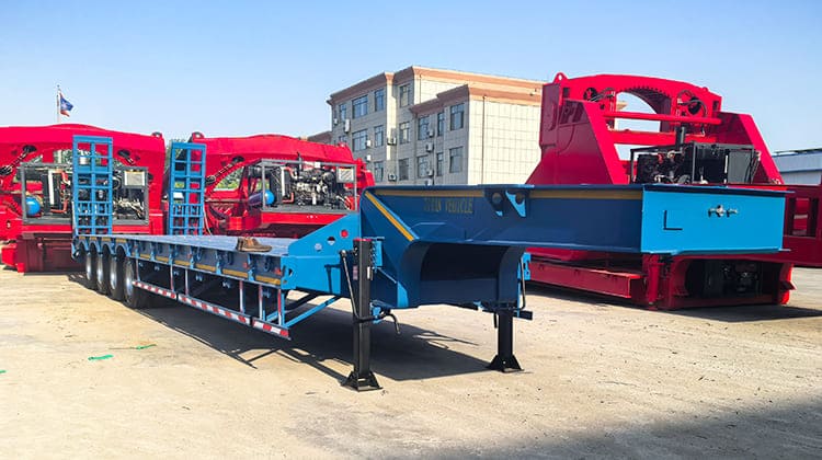 4 Axle Extendable Semi Lowbed Trailer for Sale in Nigeria