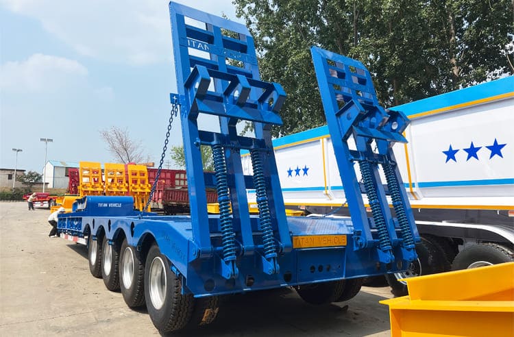 4 Axle 100 Ton Low Bed Trailer Price in Nigeria Lagos