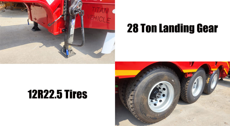 3 Axle 40 Ft Semi Lowbed Trailer for Sale in Nigeria