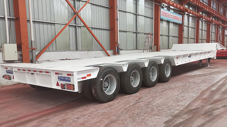 TITAN 4 Axle Folding Gooseneck Trailer for Sale in Nigeria