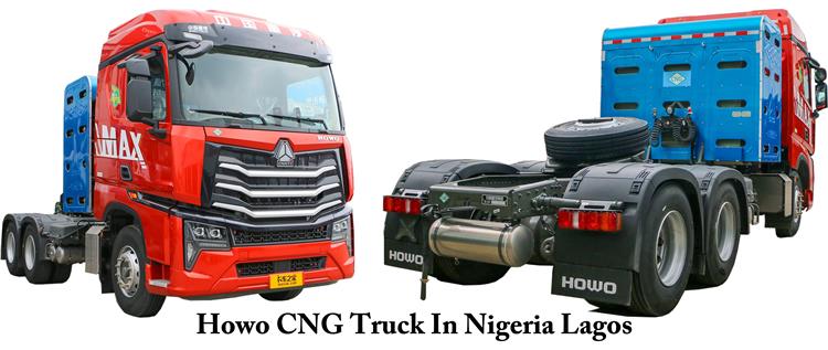 Sinotruk Howo NX 6x4 2160L CNG Tractor Truck for Sale In Nigeria Lagos