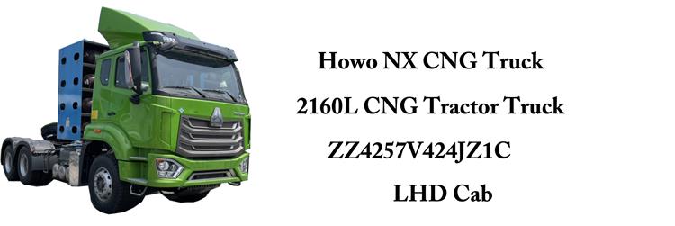 Howo NX 6x4 2160L CNG Tractor Truck for Sale In Nigeria