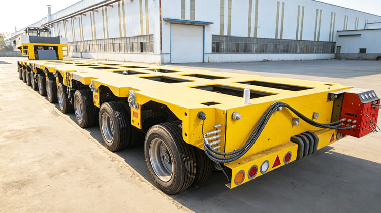 Multi Axle Hydraulic Goldhofer Modular Trailer in Nigeria