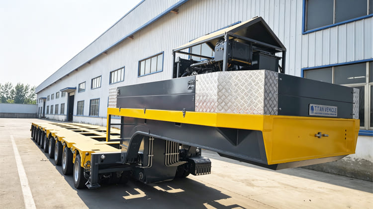 Multi Axle Hydraulic Goldhofer Modular Trailer in Nigeria