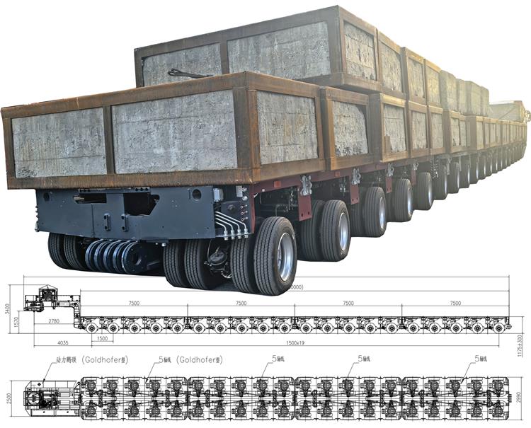 Hydraulic Goldhofer Modular Trailers Price for Sale In Nigeria