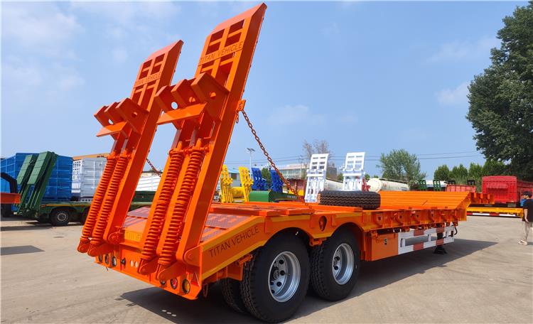 IPI 2 Axle Full Width Gooseneck Low Bed Trailer for Sale In Nigeria Lagos