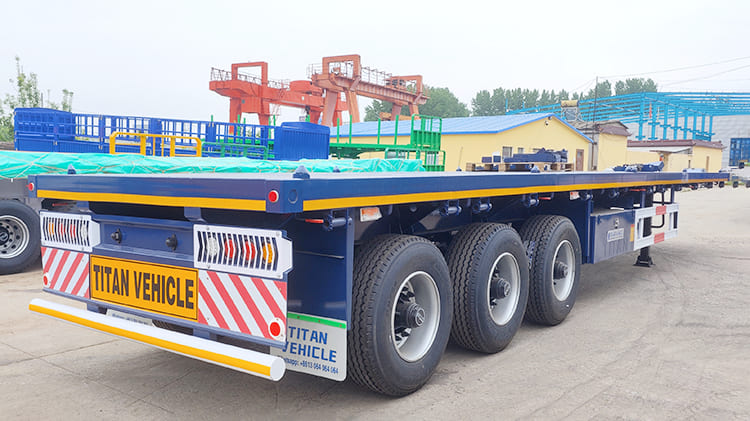 TITAN 3 Axle 40ft Flatbed Semi Trailer for Sale in Nigeria